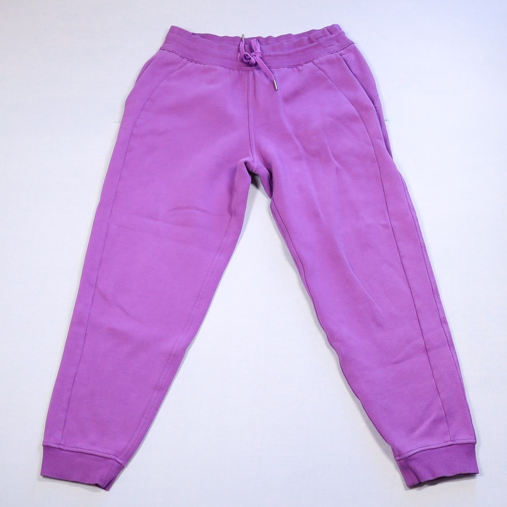 Lululemon Scuba Jogger Women 8 Moonlight Magenta High Rise Fleece Sweatpants